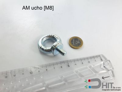 AM ucho [M8]  - dodatki do neodymowych magnesów